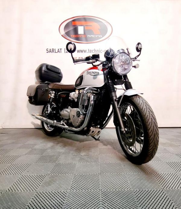 TRIUMPH BONNEVILLE T120 Bud Ekins / Ohlins / Top case – Image 3