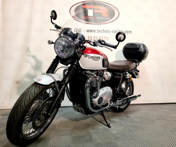 TRIUMPH BONNEVILLE T120 Bud Ekins / Ohlins / Top case – Image 4