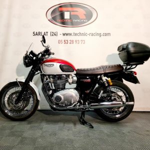 TRIUMPH BONNEVILLE T120 Bud Ekins / Ohlins / Top case