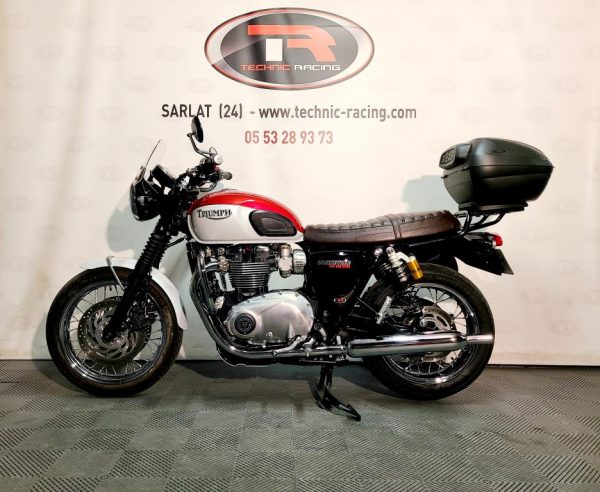 TRIUMPH BONNEVILLE T120 Bud Ekins / Ohlins / Top case
